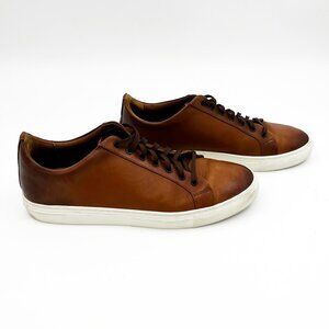 Thursday Boots Men's Premier Low Top Leather Sneaker in Toffee, Size 12.5